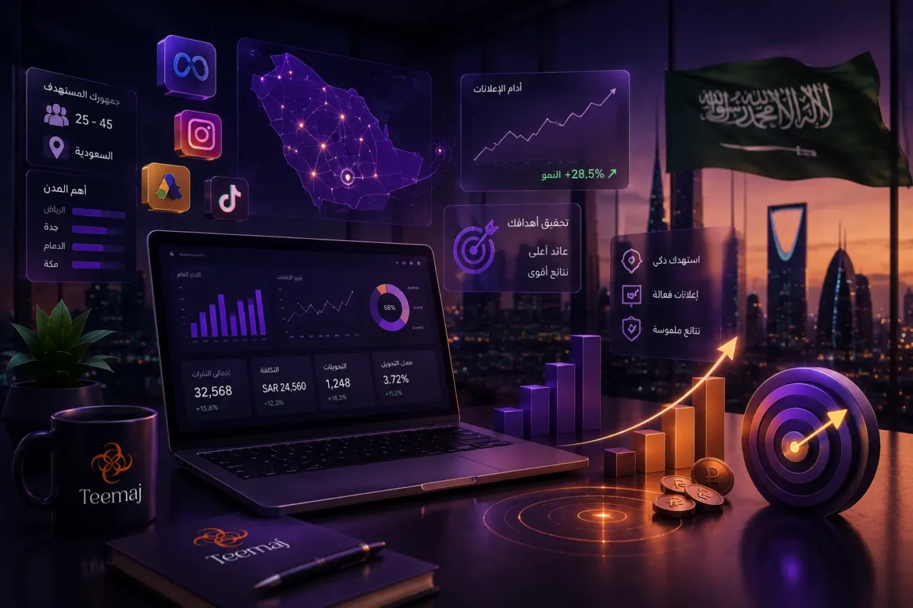 إدارة حملات إعلانات ممولة السعودية