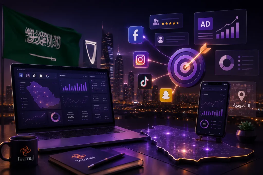 إدارة حملات إعلانات ممولة السعودية